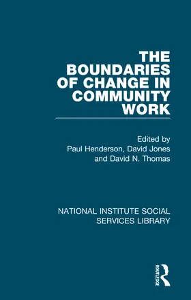 Henderson / Jones / Thomas |  The Boundaries of Change in Community Work | Buch |  Sack Fachmedien