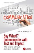 Butera |  Say What!? Communicate with Tact and Impact | Buch |  Sack Fachmedien