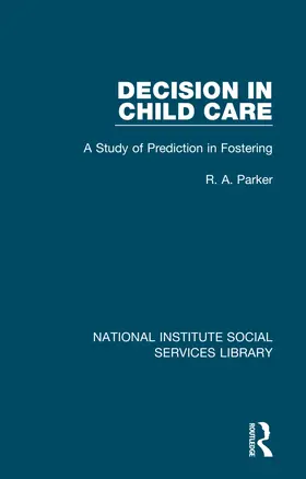 Parker |  Decision in Child Care | Buch |  Sack Fachmedien