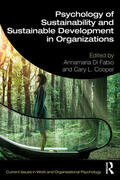 Di Fabio / Cooper |  Psychology of Sustainability and Sustainable Development in Organizations | Buch |  Sack Fachmedien
