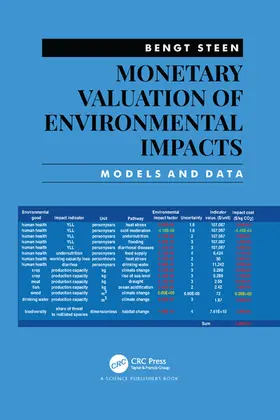 Steen |  Monetary Valuation of Environmental Impacts | Buch |  Sack Fachmedien