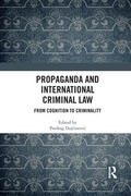 Dojcinovic |  Propaganda and International Criminal Law | Buch |  Sack Fachmedien