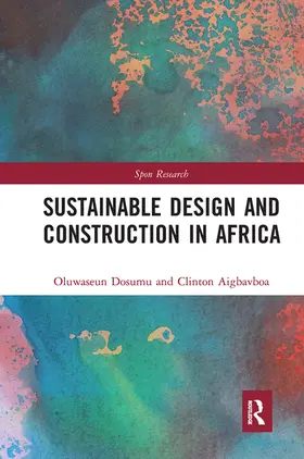 Dosumu / Aigbavboa |  Sustainable Design and Construction in Africa | Buch |  Sack Fachmedien
