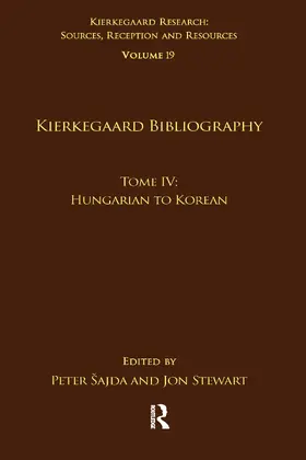 Šajda / Stewart | Volume 19, Tome IV | Buch | 978-1-032-09727-5 | www.sack.de