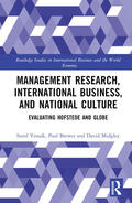 Venaik / Brewer / Midgley |  Management Research, International Business, and National Culture | Buch |  Sack Fachmedien