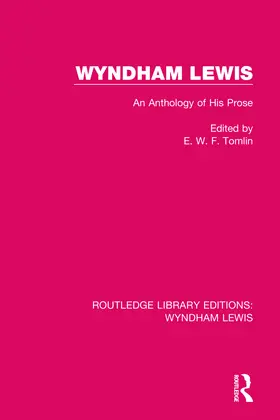 Tomlin |  Wyndham Lewis | Buch |  Sack Fachmedien