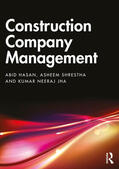 Hasan / Shrestha / Jha |  Construction Company Management | Buch |  Sack Fachmedien