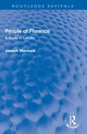 Macleod |  People of Florence | Buch |  Sack Fachmedien