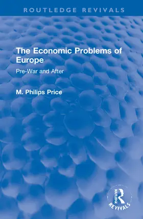 Price |  The Economic Problems of Europe | Buch |  Sack Fachmedien
