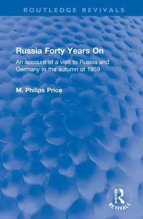 Price |  Russia Forty Years On | Buch |  Sack Fachmedien