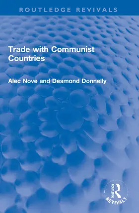 Nove / Donnelly |  Trade with Communist Countries | Buch |  Sack Fachmedien