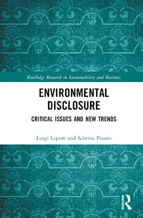 Lepore / Pisano |  Environmental Disclosure | Buch |  Sack Fachmedien