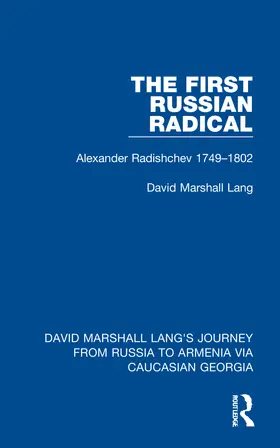 Lang |  The First Russian Radical | Buch |  Sack Fachmedien