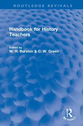 Nicholas / Dickinson / Thompson |  Handbook for History Teachers | Buch |  Sack Fachmedien