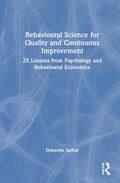 Sarkar |  Behavioural Science for Quality and Continuous Improvement | Buch |  Sack Fachmedien