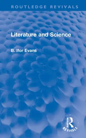 Evans |  Literature and Science | Buch |  Sack Fachmedien