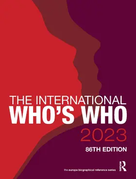 Publications | The International Who's Who 2023 | Buch | 978-1-032-18738-9 | www.sack.de