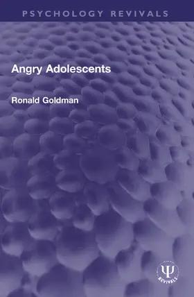 Goldman |  Angry Adolescents | Buch |  Sack Fachmedien