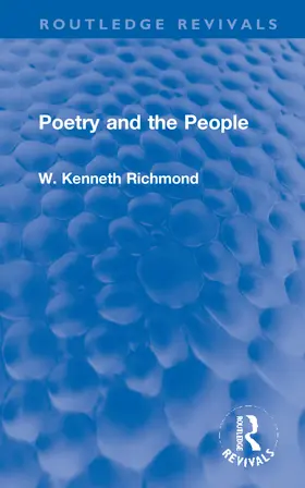 Richmond |  Poetry and the People | Buch |  Sack Fachmedien