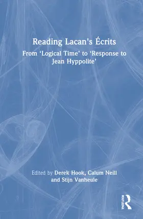 Hook / Neill / Vanheule |  Reading Lacan's Écrits | Buch |  Sack Fachmedien
