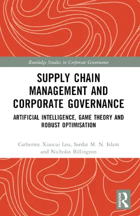 Lou / Islam / Billington |  Supply Chain Management and Corporate Governance | Buch |  Sack Fachmedien