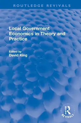 King |  Local Government Economics in Theory and Practice | Buch |  Sack Fachmedien