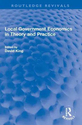 King |  Local Government Economics in Theory and Practice | Buch |  Sack Fachmedien