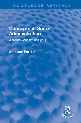 Forder | Concepts in Social Administration | Buch | 978-1-032-22535-7 | www.sack.de