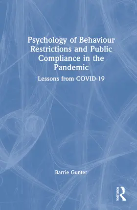 Gunter |  Psychology of Behaviour Restrictions and Public Compliance in the Pandemic | Buch |  Sack Fachmedien