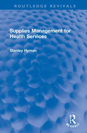 Hyman |  Supplies Management for Health Services | Buch |  Sack Fachmedien