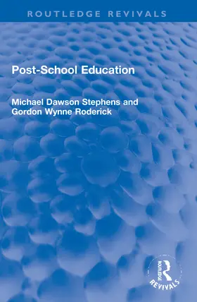 Roderick / Stephens |  Post-School Education | Buch |  Sack Fachmedien