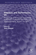 Requin |  Attention and Performance VII | Buch |  Sack Fachmedien