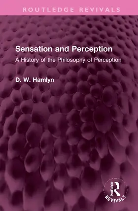 Hamlyn |  Sensation and Perception | Buch |  Sack Fachmedien
