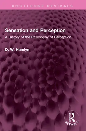 Hamlyn | Sensation and Perception | Buch | 978-1-032-32732-7 | sack.de