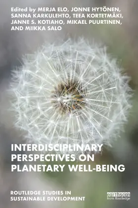 Elo / Hytönen / Karkulehto |  Interdisciplinary Perspectives on Planetary Well-Being | Buch |  Sack Fachmedien