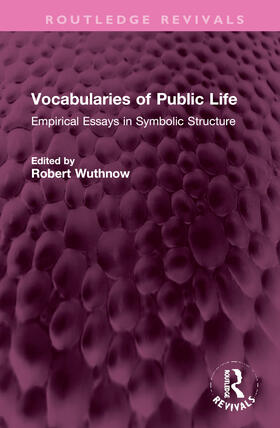 Wuthnow |  Vocabularies of Public Life | Buch |  Sack Fachmedien