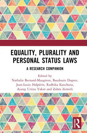 Bernard-Maugiron / Dupret / Halpérin |  Equality, Plurality and Personal Status Laws | Buch |  Sack Fachmedien
