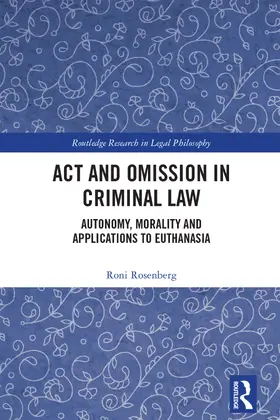 Rosenberg |  Act and Omission in Criminal Law | Buch |  Sack Fachmedien