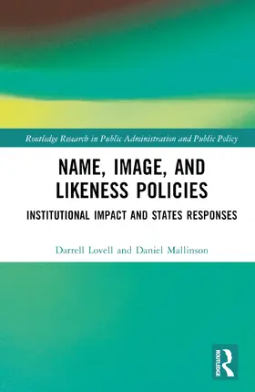 Mallinson / Lovell |  Name, Image, and Likeness Policies | Buch |  Sack Fachmedien