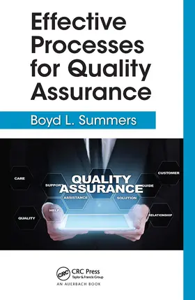 Summers |  Effective Processes for Quality Assurance | Buch |  Sack Fachmedien