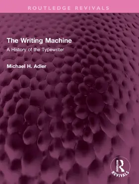 Adler |  The Writing Machine | Buch |  Sack Fachmedien