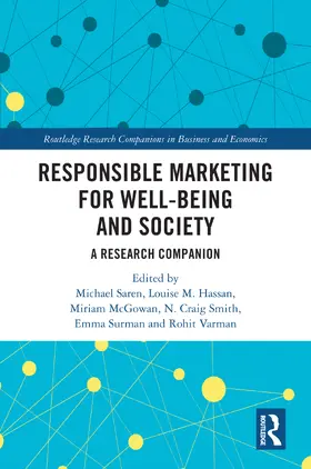Surman / Saren / Hassan | Responsible Marketing for Well-being and Society | Buch | 978-1-032-48763-2 | www.sack.de