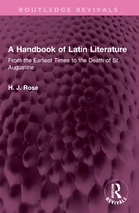 Rose |  A Handbook of Latin Literature | Buch |  Sack Fachmedien