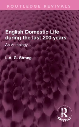 Strong | English Domestic Life during the last 200 years | Buch | 978-1-032-50312-7 | www.sack.de