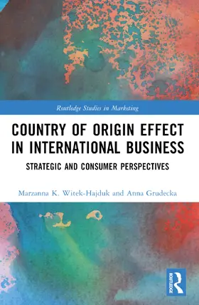 Grudecka / Witek-Hajduk |  Country-of-Origin Effect in International Business | Buch |  Sack Fachmedien