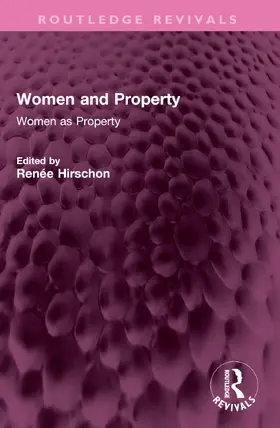 Hirschon |  Women and Property | Buch |  Sack Fachmedien