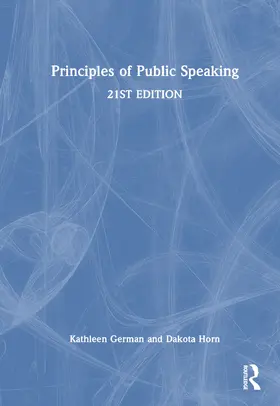 Horn |  Principles of Public Speaking | Buch |  Sack Fachmedien