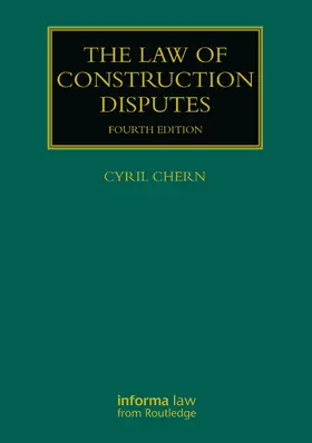Chern |  The Law of Construction Disputes | Buch |  Sack Fachmedien