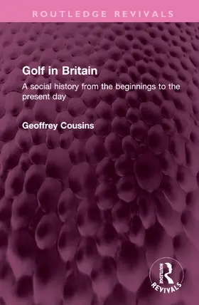 Cousins |  Golf in Britain | Buch |  Sack Fachmedien