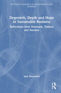 Nesterova |  Degrowth, Depth and Hope in Sustainable Business | Buch |  Sack Fachmedien